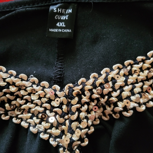 Ladies 4xl layering tank with bling - Picture 2 of 5